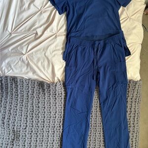 Blue Scrub Set